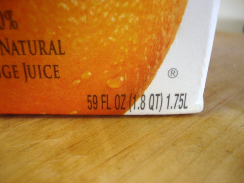cartons of orange juice. carton of orange juice.